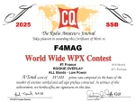 F4MAG CQWPX 2025 SSB ROOKIE